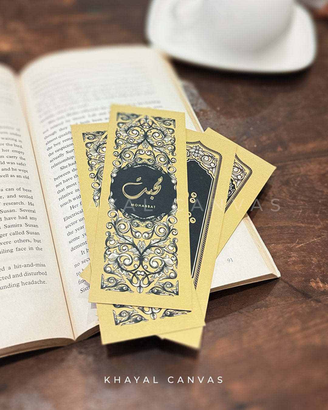 Ishq-o-Mohabbat Bookmark Set of 4