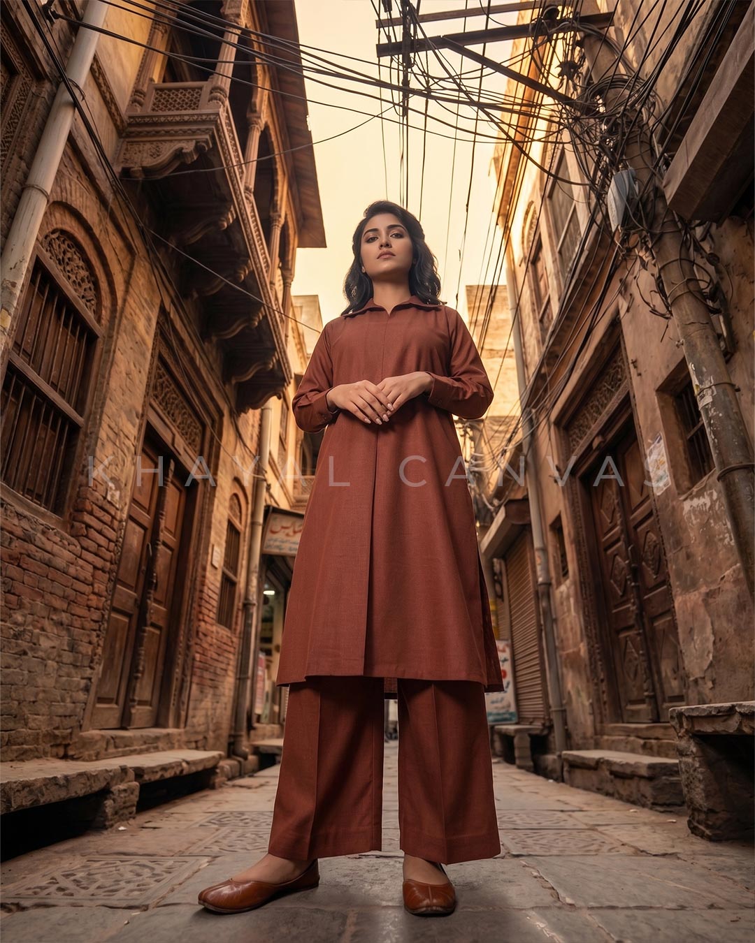 Kurta Brown