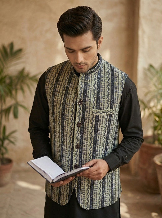 Karobaar-e-Gulshan (کاروبارِ گلشن) | Unisex Waistcoat