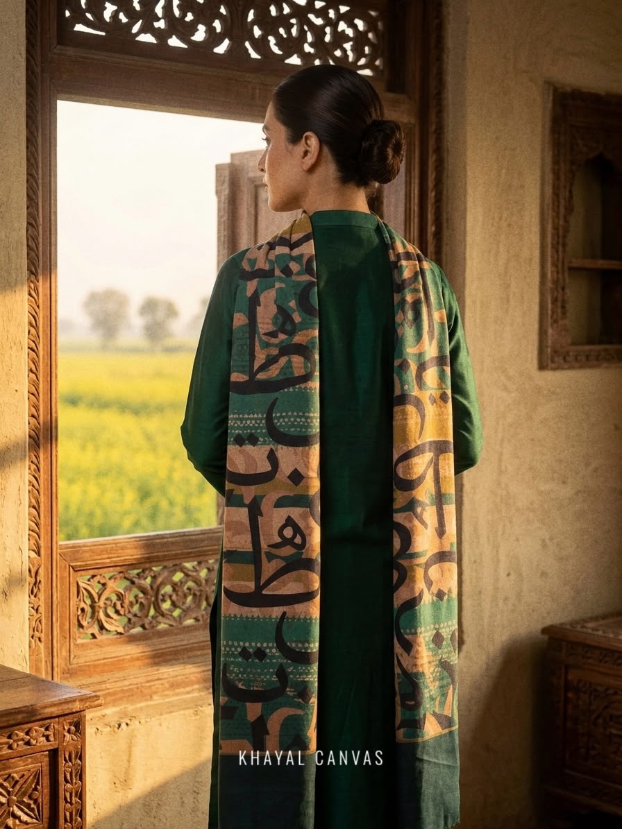 Harf Urdu Stole (حرف اسٹول) – Letters You Can Wear