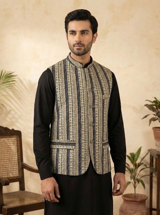 Karobaar-e-Gulshan (کاروبارِ گلشن) | Unisex Waistcoat