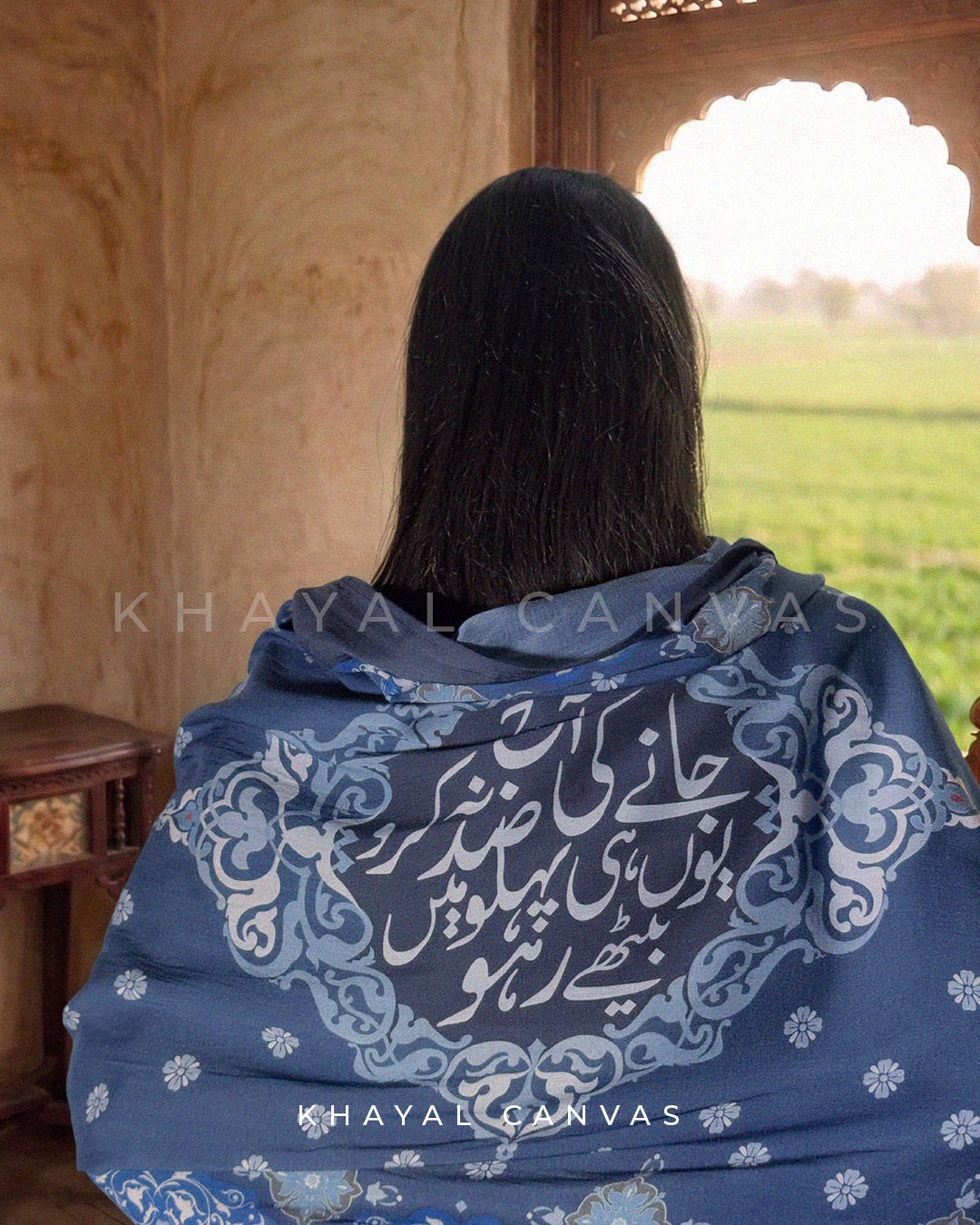 Intezaar Urdu Stole (انتظار اسٹول) – Where Time Pauses