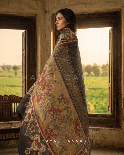 Aaj Jaane Ki Zidd Na Karo Urdu Dupatta