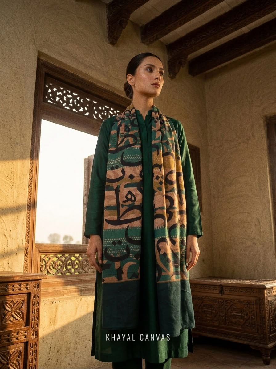 Harf Urdu Stole (حرف اسٹول) – Letters You Can Wear