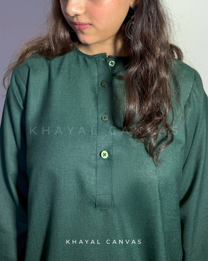 Saadgi Kurta Set - Pink