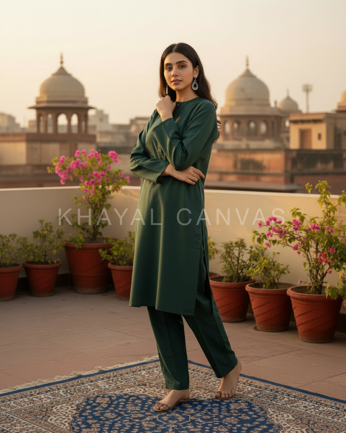 Saadgi Kurta Set - Pink