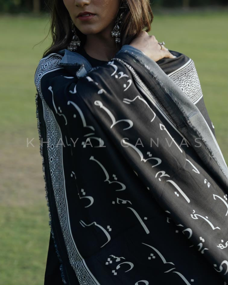 Siyah-o-Safeed Saagar (سفید و سیاہ ساگر) – An Ocean of Black and White Odhni