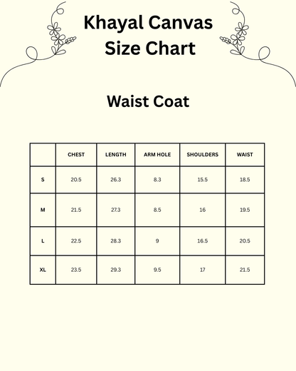 Ramz (رمز) |  Unisex Waist Coat