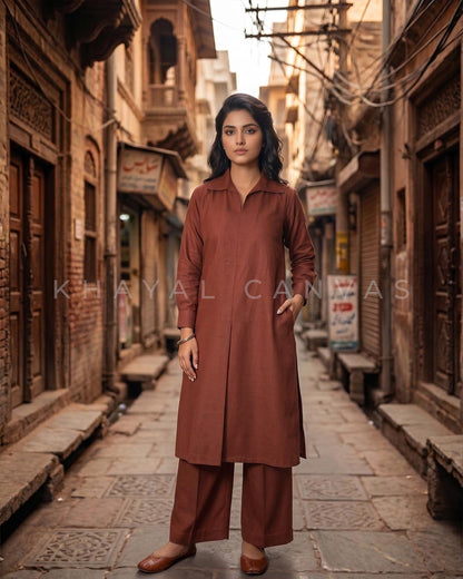 Kurta Brown