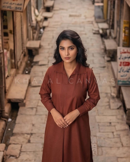 Kurta Brown
