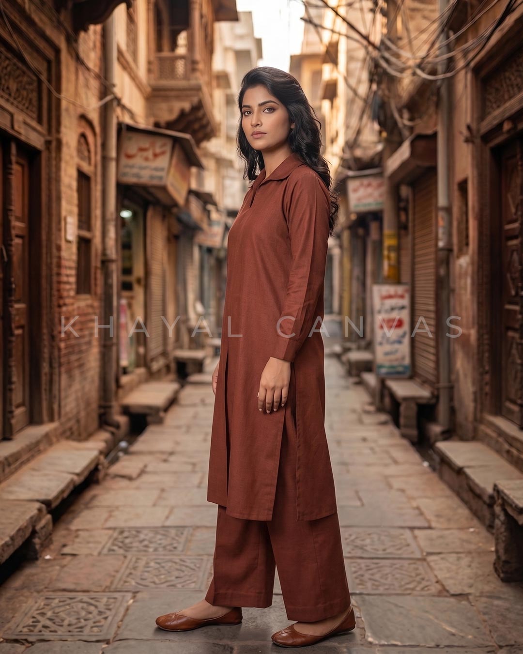 Kurta Brown
